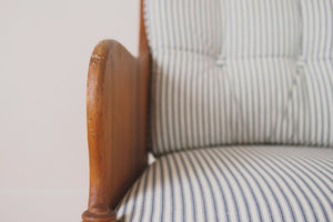 Vintage Ticking Stripe Chair