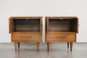 MC Walnut Nightstands