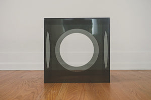 MCM Smoked Lucite Table