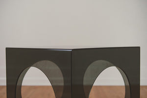 MCM Smoked Lucite Table