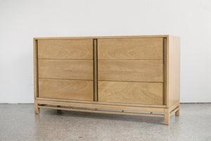 Bleached Mahogany Lowboy