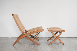 Japanese Chair & Ottoman