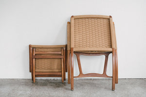 Japanese Chair & Ottoman