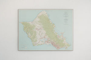 Vintage Hawaii Map