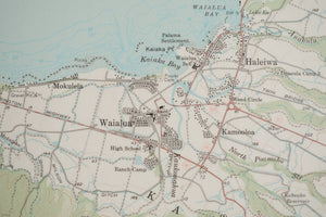 Vintage Hawaii Map
