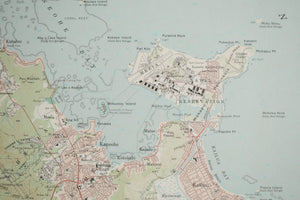 Vintage Hawaii Map