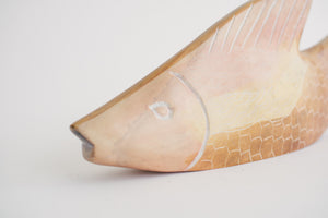 Carved Stone Fish
