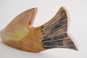 Carved Stone Fish