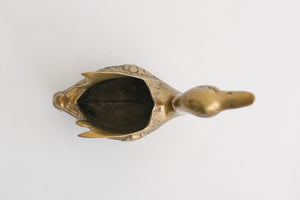 Brass Swan Planter