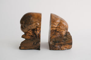 Burlwood Bookends