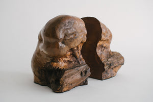 Burlwood Bookends