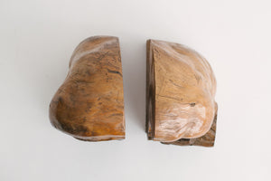 Burlwood Bookends