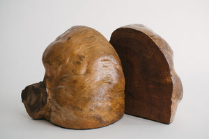 Burlwood Bookends