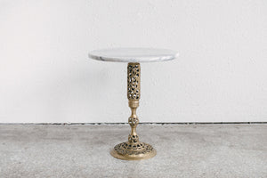 Marble & Brass Table