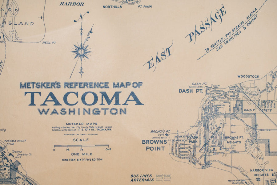 1965 Tacoma Map