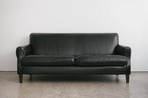 Black Leather Sofa