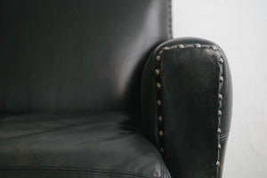Black Leather Sofa