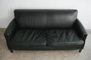 Black Leather Sofa