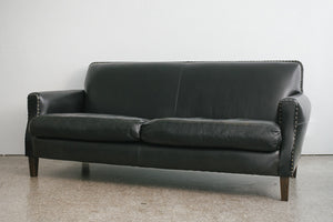 Black Leather Sofa