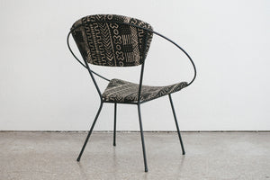 Mud Cloth Circle Chair