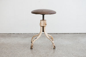 Leather Drafting Stool