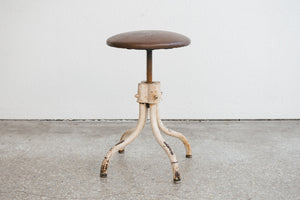 Leather Drafting Stool