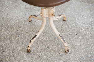 Leather Drafting Stool