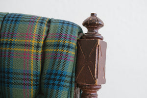 Plaid Eastlake Chair