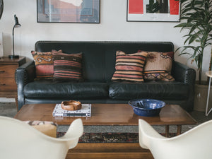 Black Leather Sofa