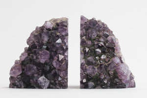Amethyst Bookends