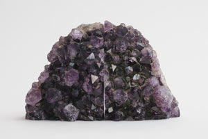 Amethyst Bookends