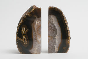 Brown Agate Bookends