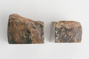 Brown Agate Bookends