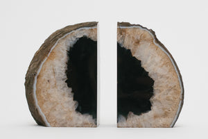 Black Agate Bookends