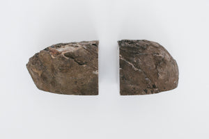 Black Agate Bookends