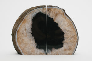 Black Agate Bookends
