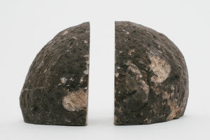 Black Agate Bookends
