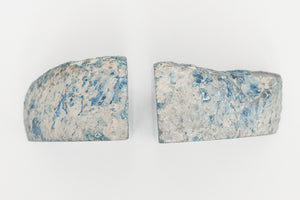 Blue Stone Bookends