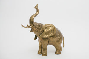 Large Brass Elephant