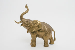 Large Brass Elephant