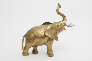Large Brass Elephant