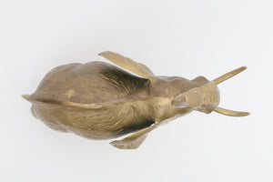 Large Brass Elephant