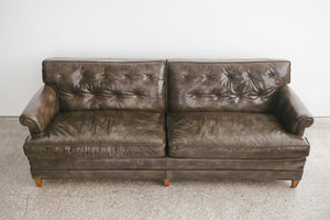 Henredon Leather Sofa