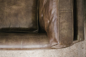Henredon Leather Sofa
