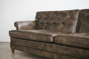 Henredon Leather Sofa