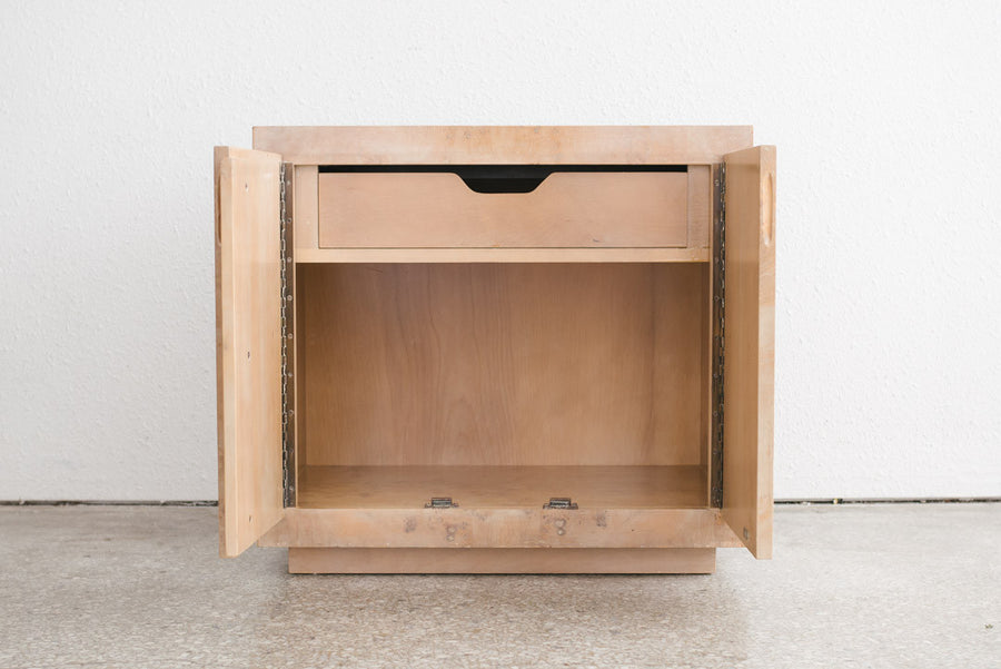 Bleached Burl Nightstand