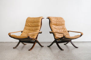 MC Westnofa Leather Chairs