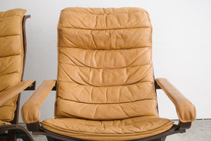 MC Westnofa Leather Chairs