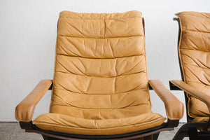 MC Westnofa Leather Chairs