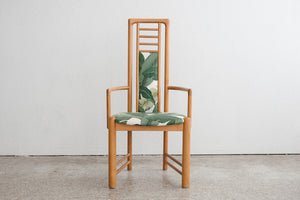 Highback Teak Palm Chair